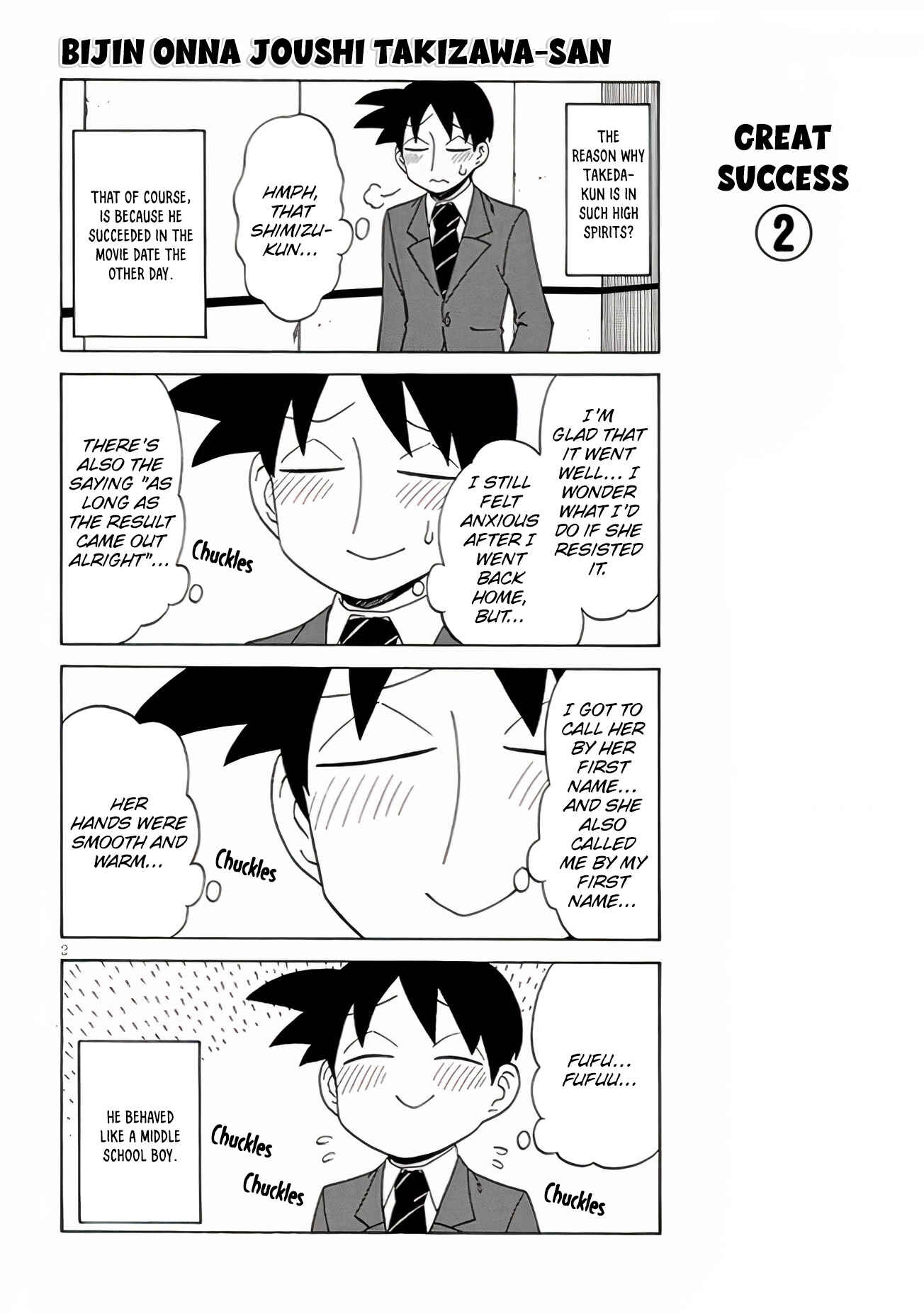Bijin Onna Joushi Takizawa-san Chapter 110 page 1