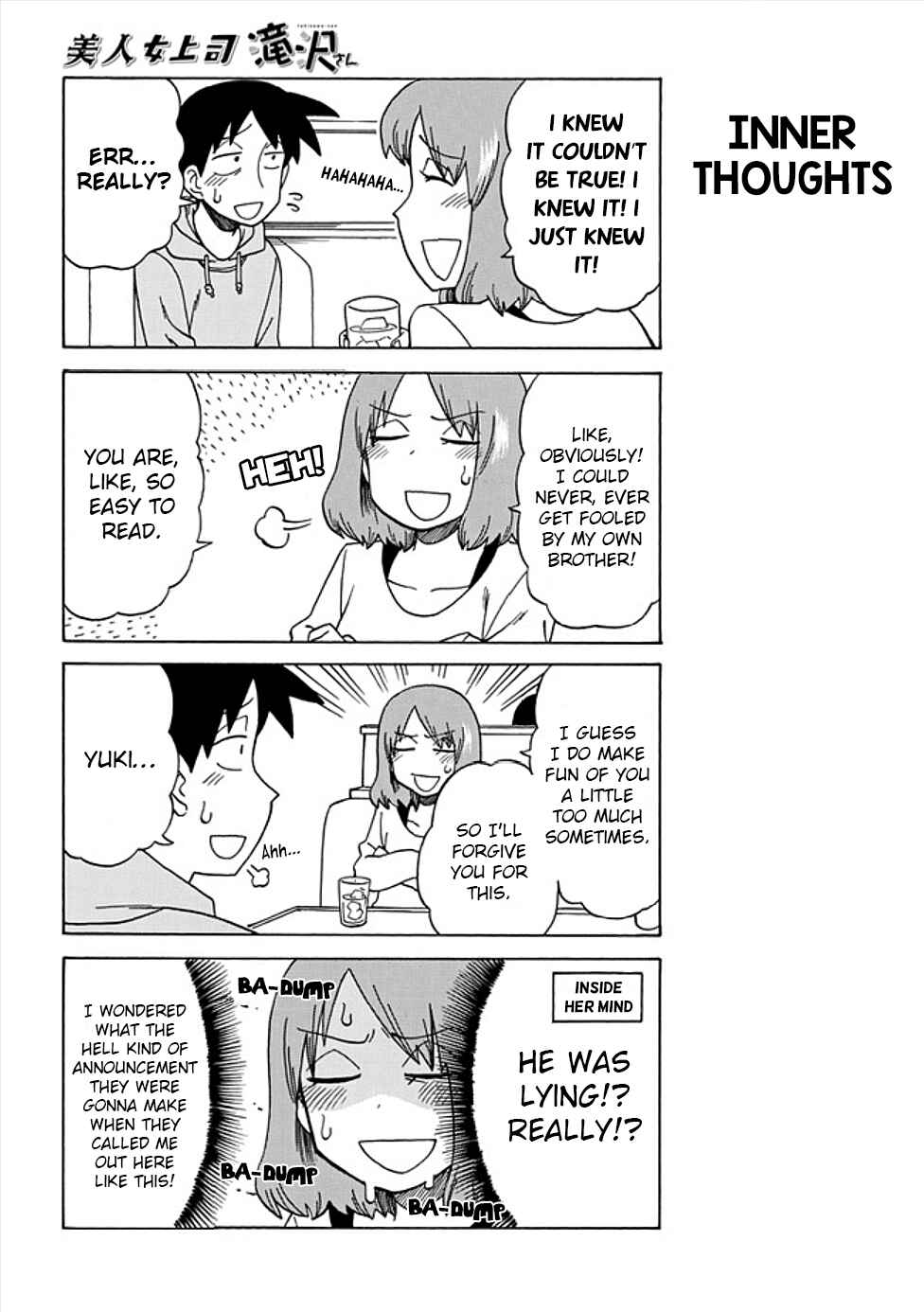 Bijin Onna Joushi Takizawa-san Chapter 43 page 1