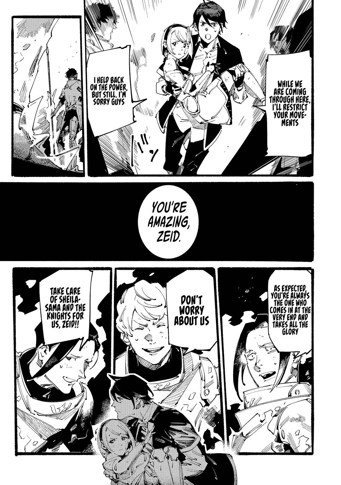 Black na Kishidan no Dorei ga White na Boukensha Guild ni Hikinukarete S-Rank ni Narimashita Chapter 10 page 12
