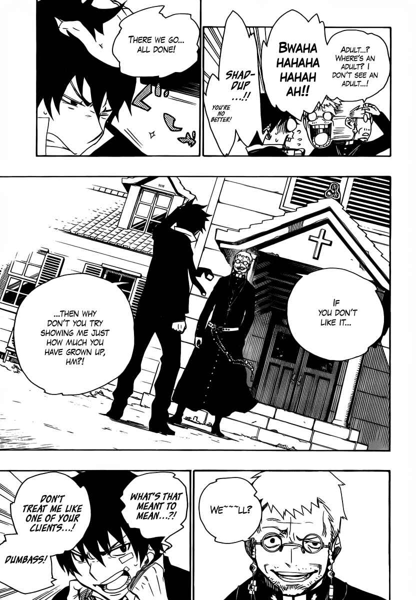 Blue Exorcist Chapter 1 page 13