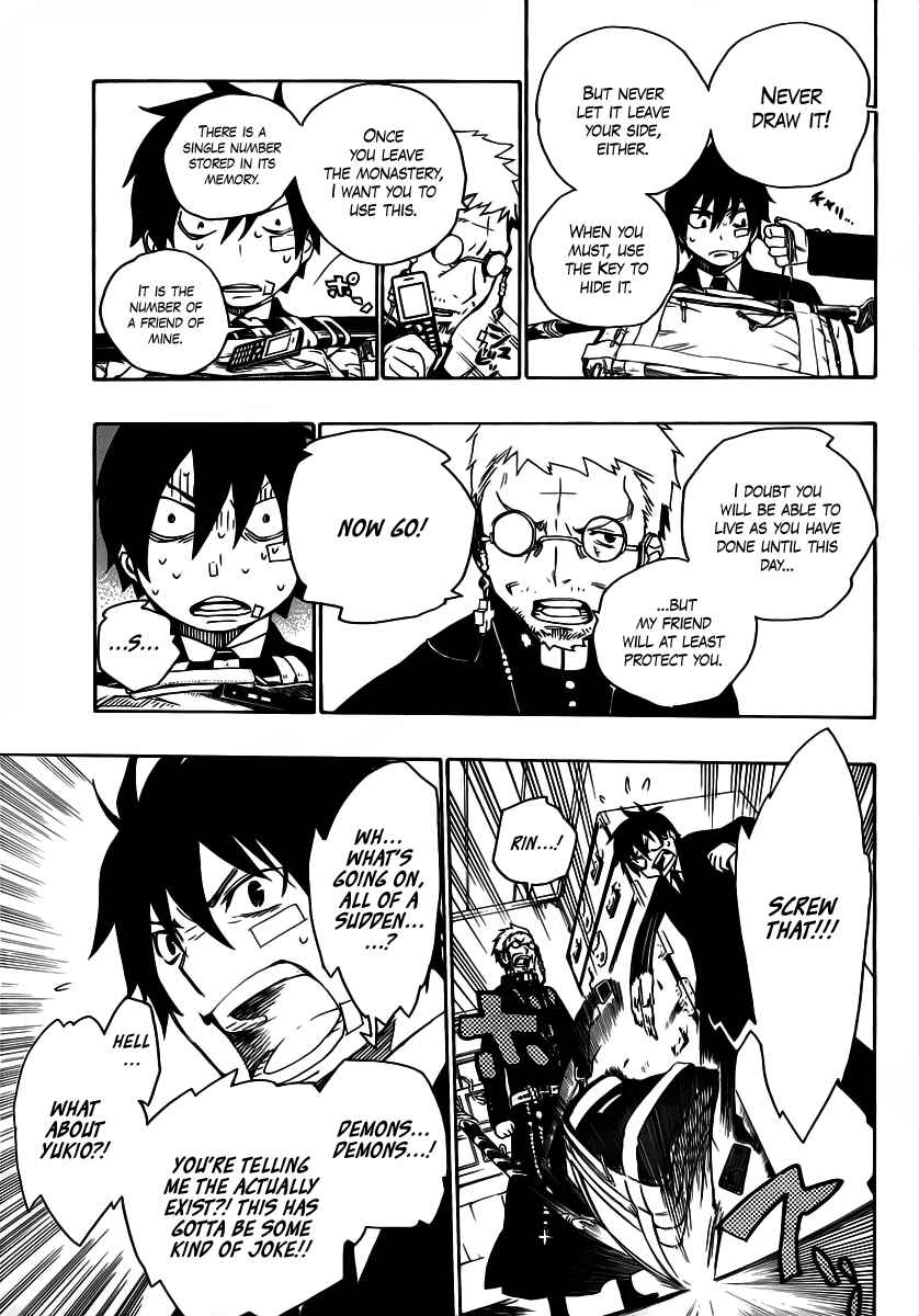 Blue Exorcist Chapter 1 page 35