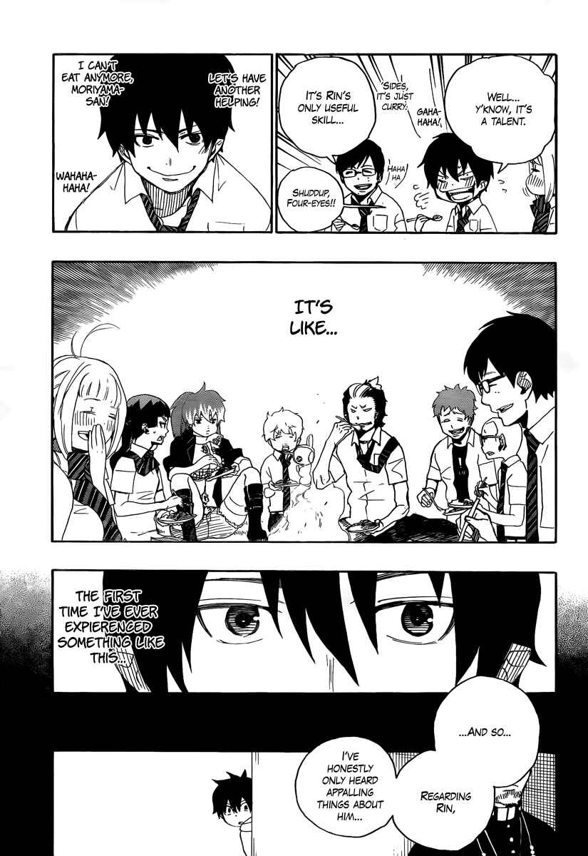 Blue Exorcist Chapter 11 page 22