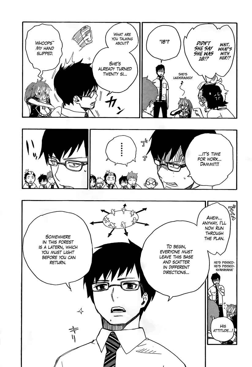Blue Exorcist Chapter 11 page 28