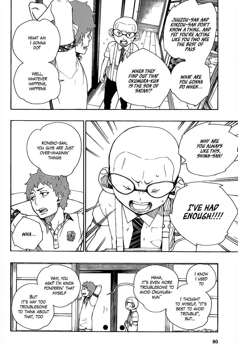 Blue Exorcist Chapter 20 page 9