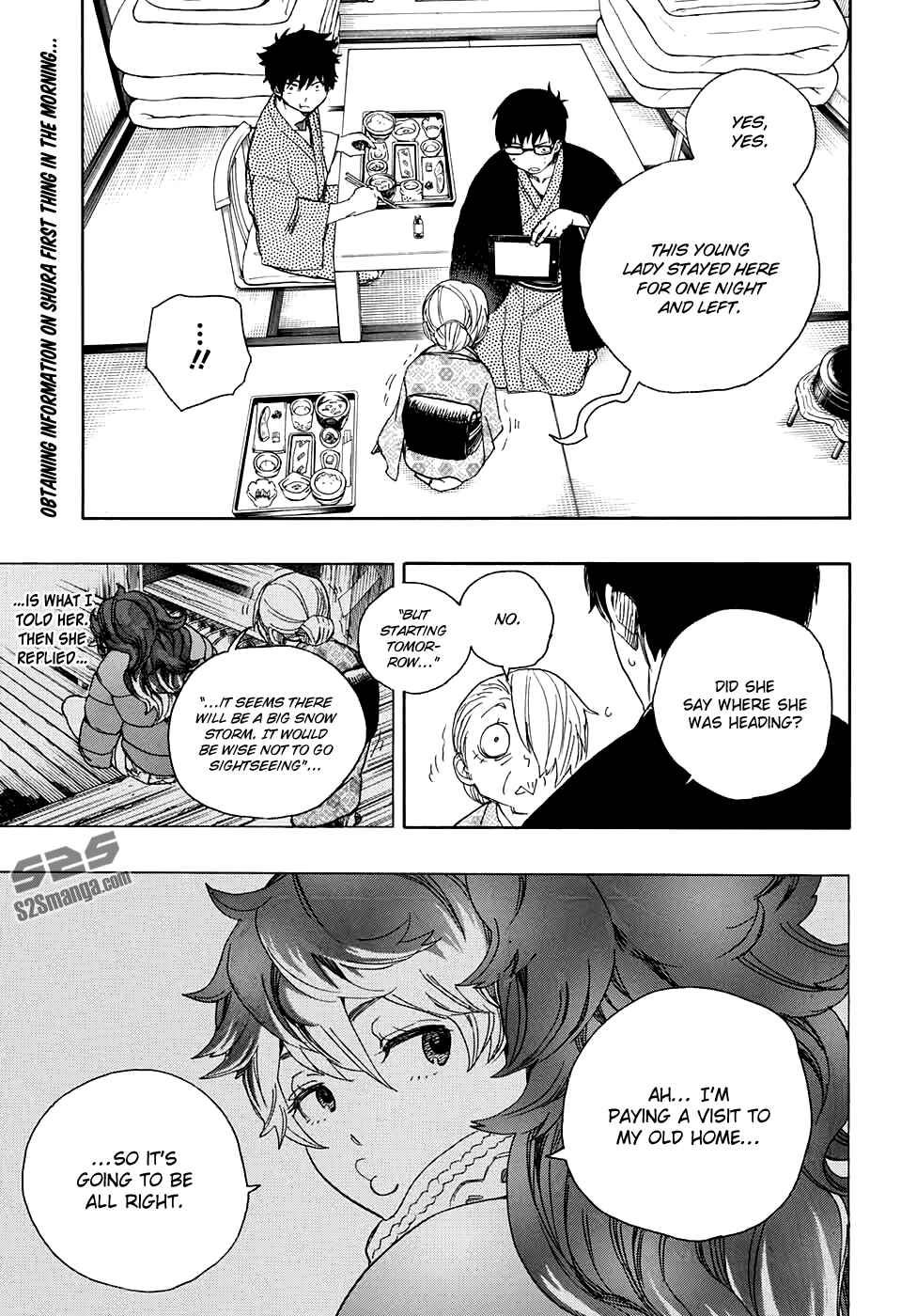 Blue Exorcist Chapter 75 page 4