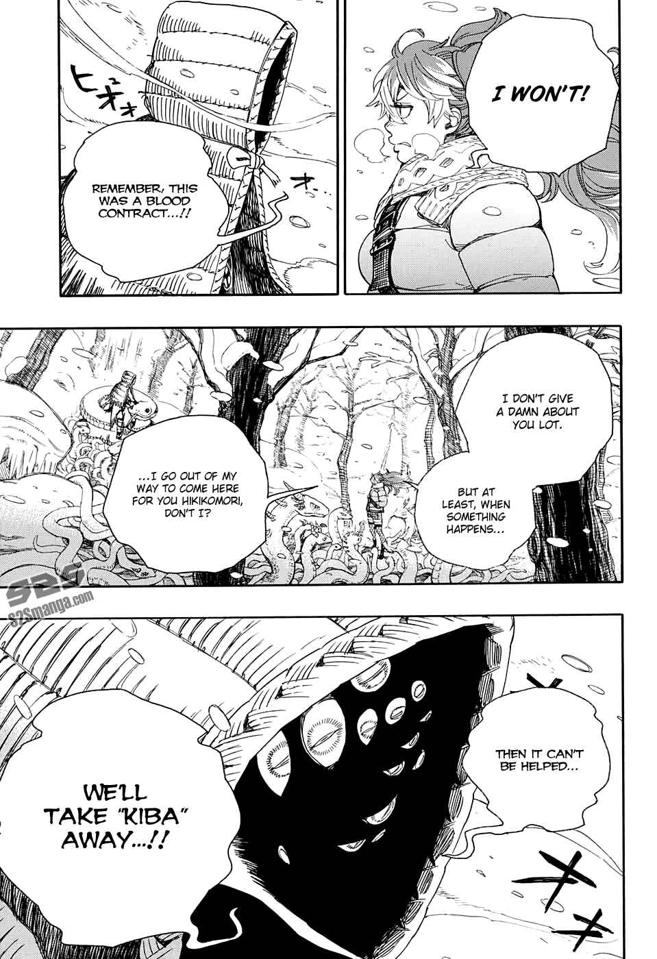 Blue Exorcist Chapter 75 page 8