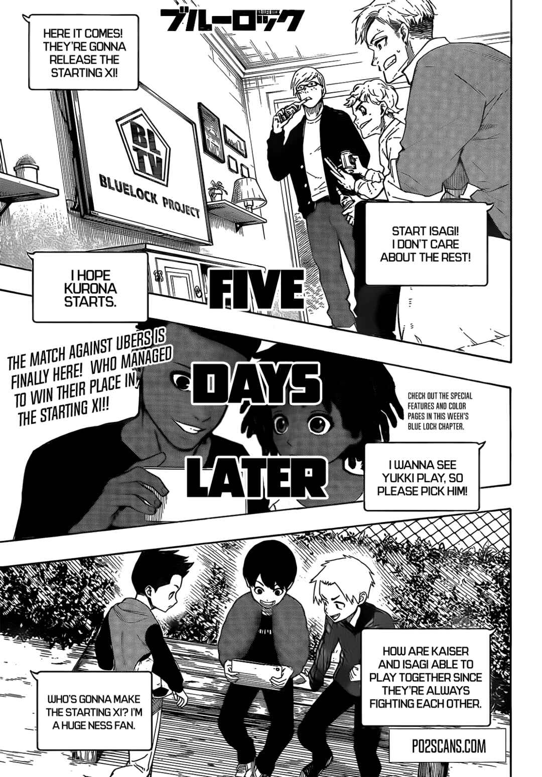 Blue Lock Chapter 209 page 2