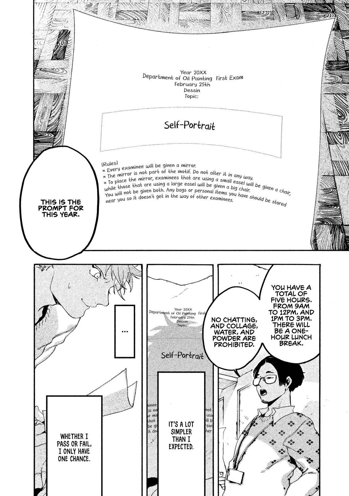 Blue Period Chapter 15 page 41
