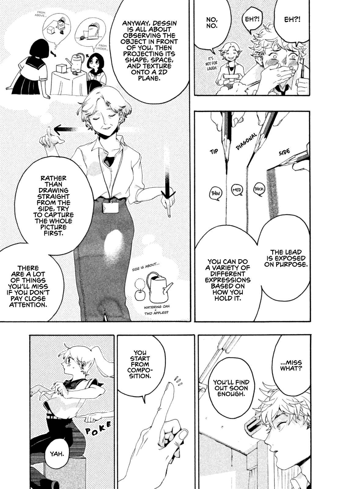Blue Period Chapter 3 page 14