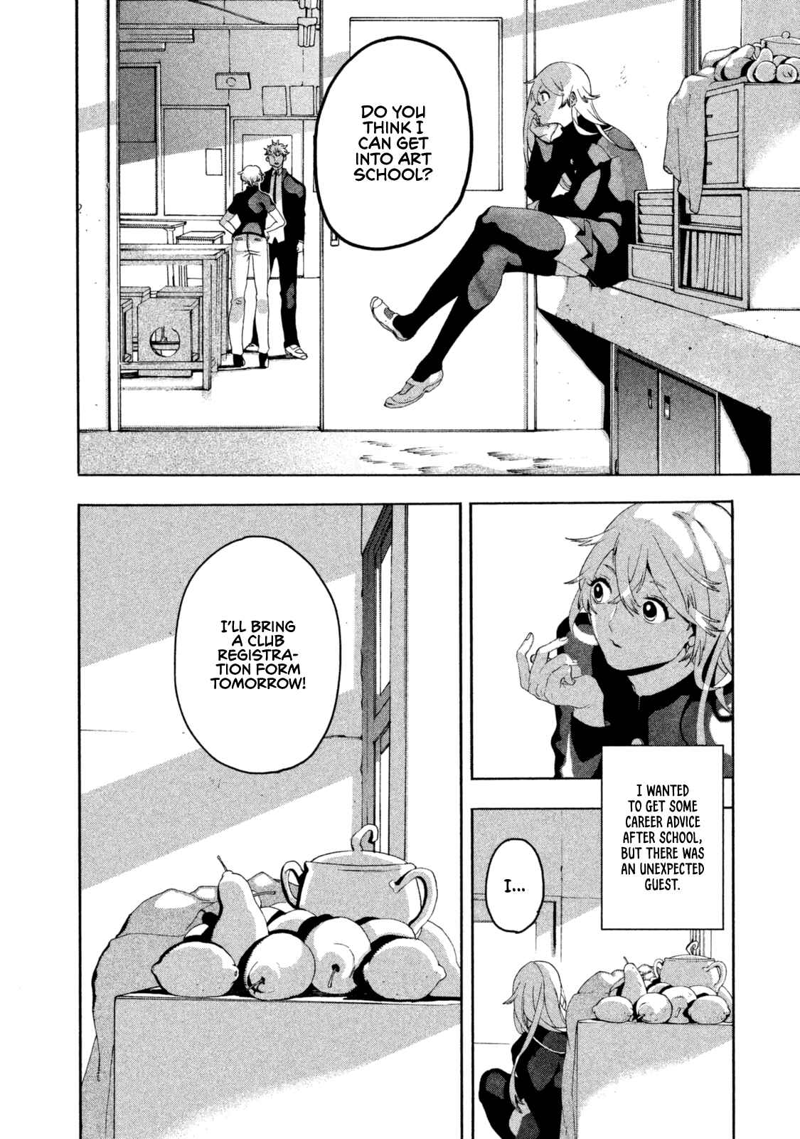 Blue Period Chapter 3 page 1