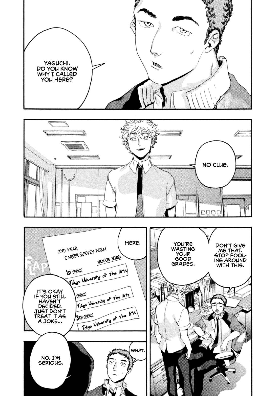 Blue Period Chapter 3 page 2