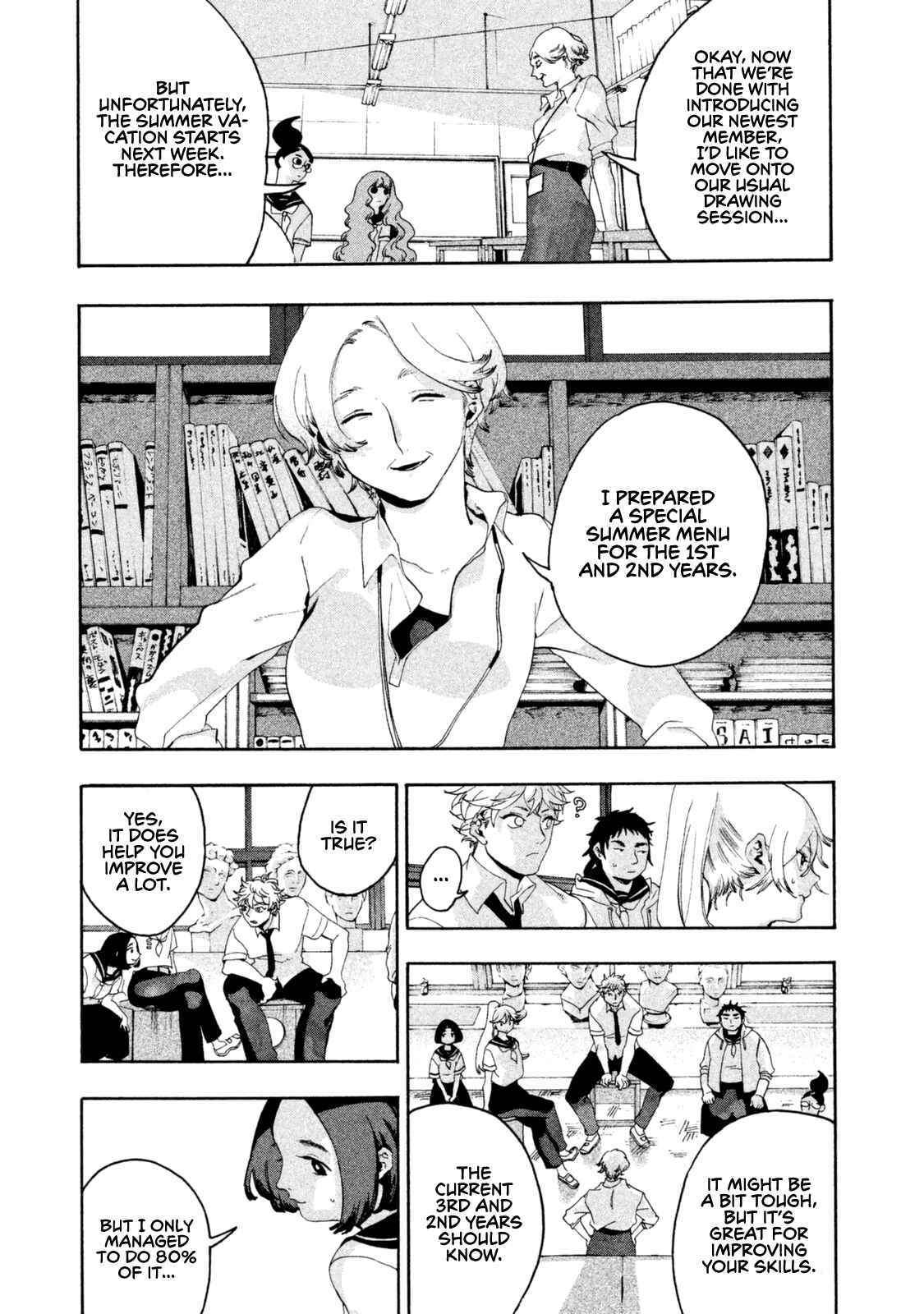 Blue Period Chapter 3 page 6