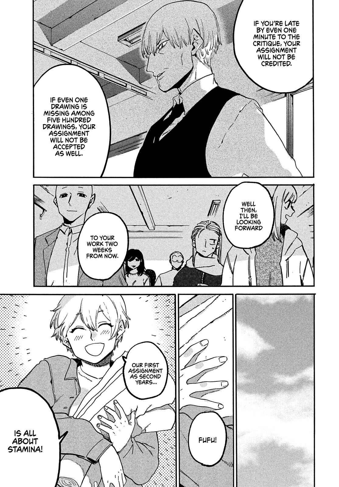 Blue Period Chapter 49 page 4