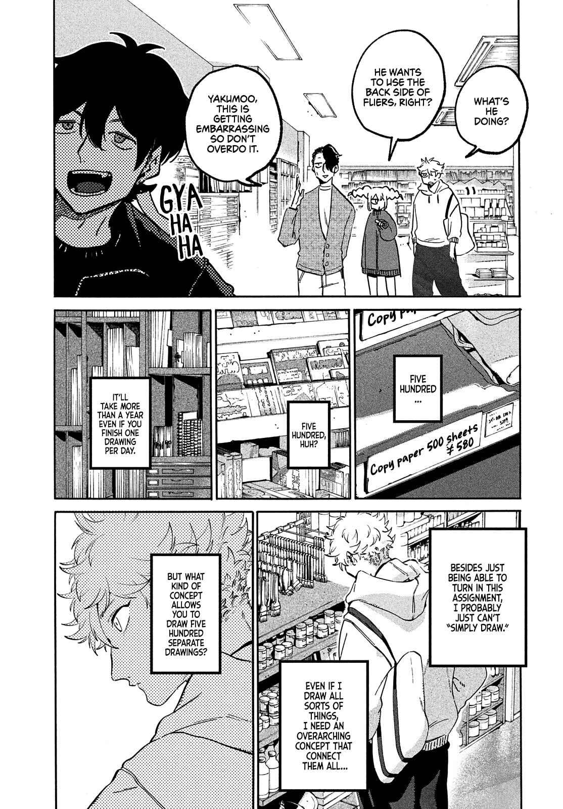 Blue Period Chapter 49 page 6