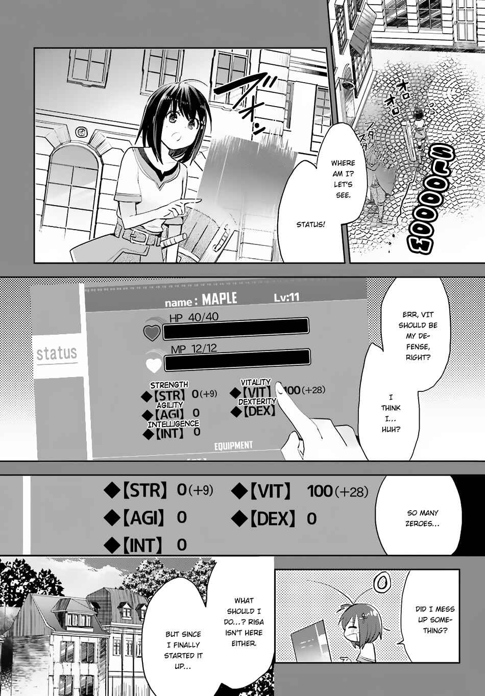 BOFURI: I Don't Want to Get Hurt, so I'll Max Out My Defense. Chapter 1 page 10