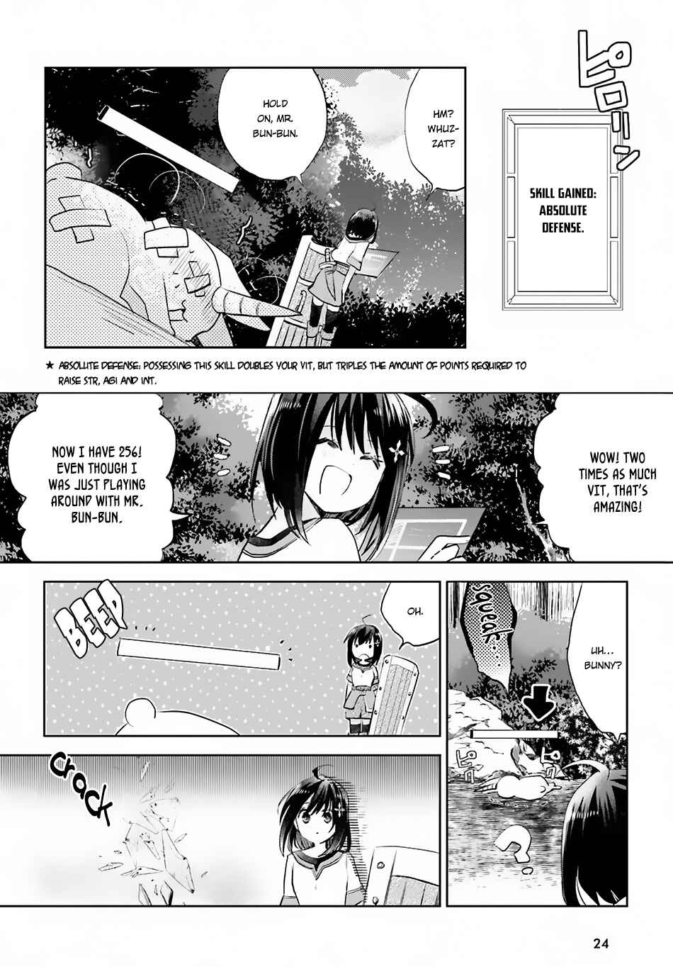 BOFURI: I Don't Want to Get Hurt, so I'll Max Out My Defense. Chapter 1 page 14