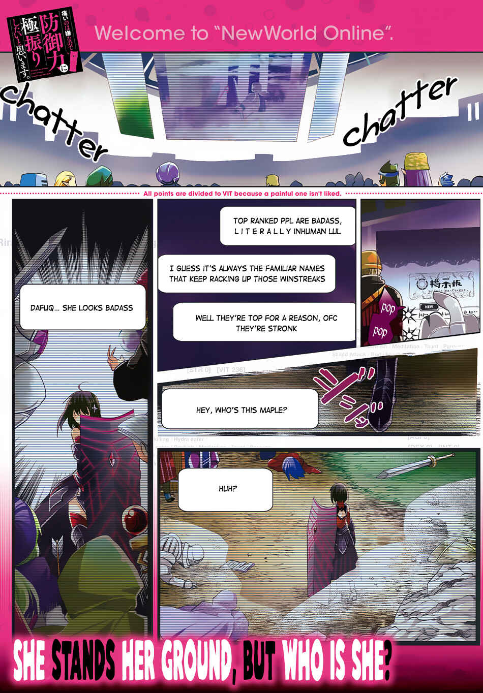 BOFURI: I Don't Want to Get Hurt, so I'll Max Out My Defense. Chapter 1 page 1
