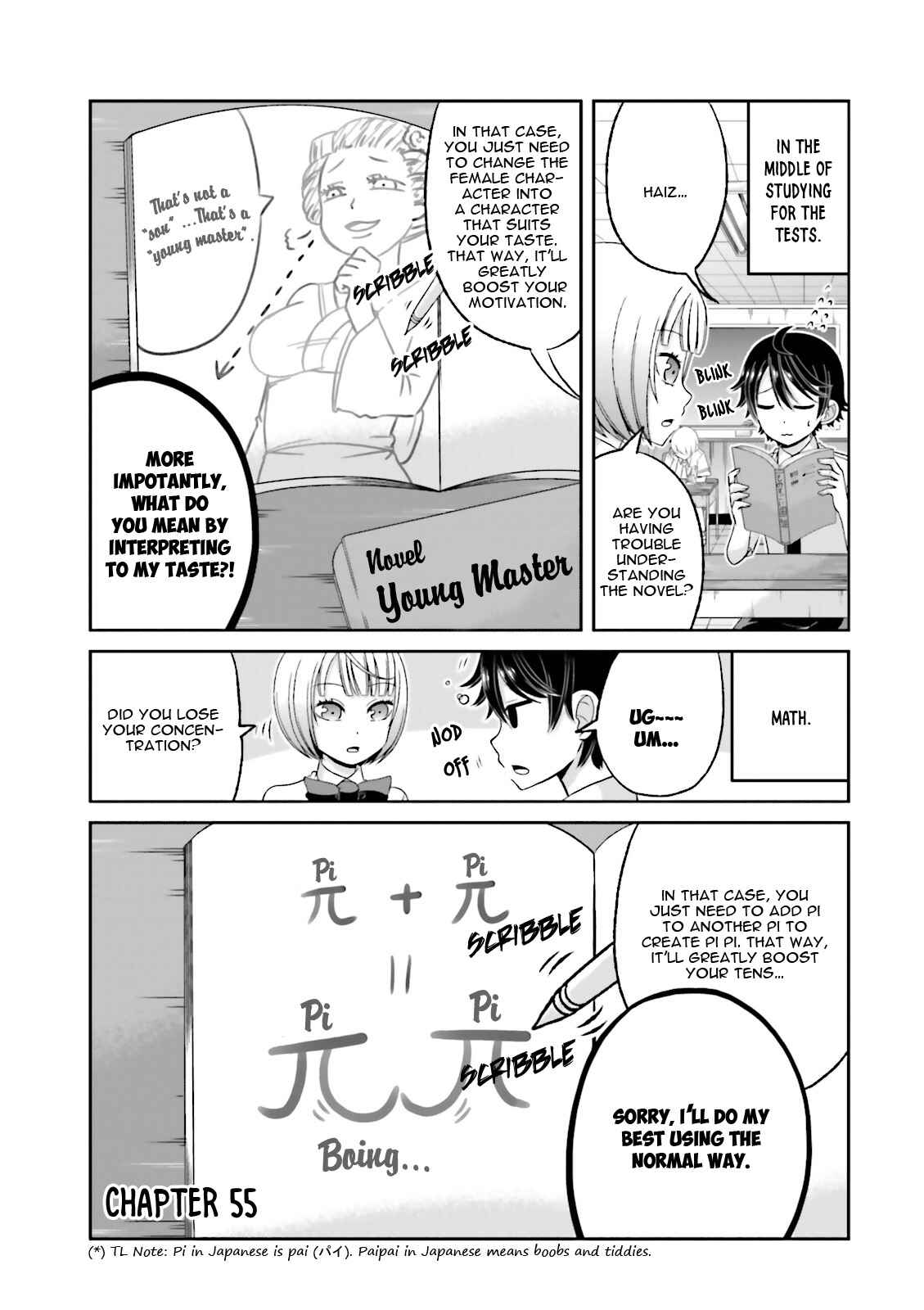 Boku no Kanojo ga Majime Sugiru Shojo Bitch na Ken Chapter 55 page 1