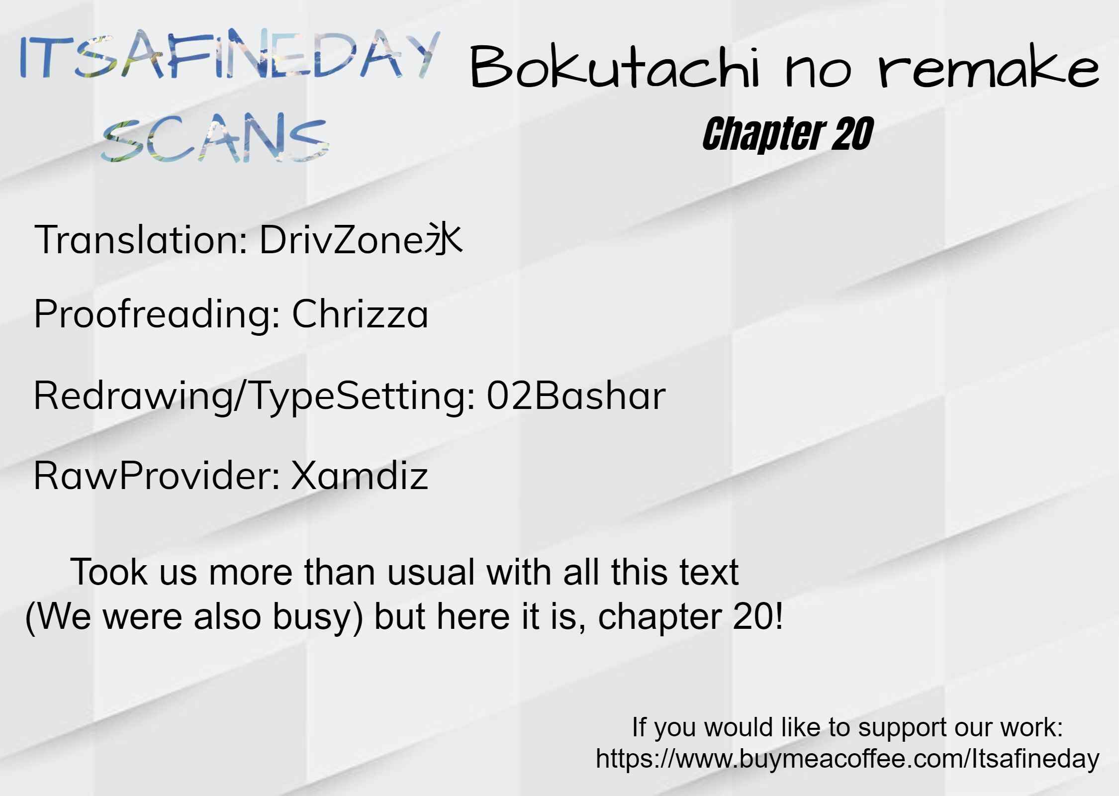Bokutachi no Remake Chapter 20 page 0