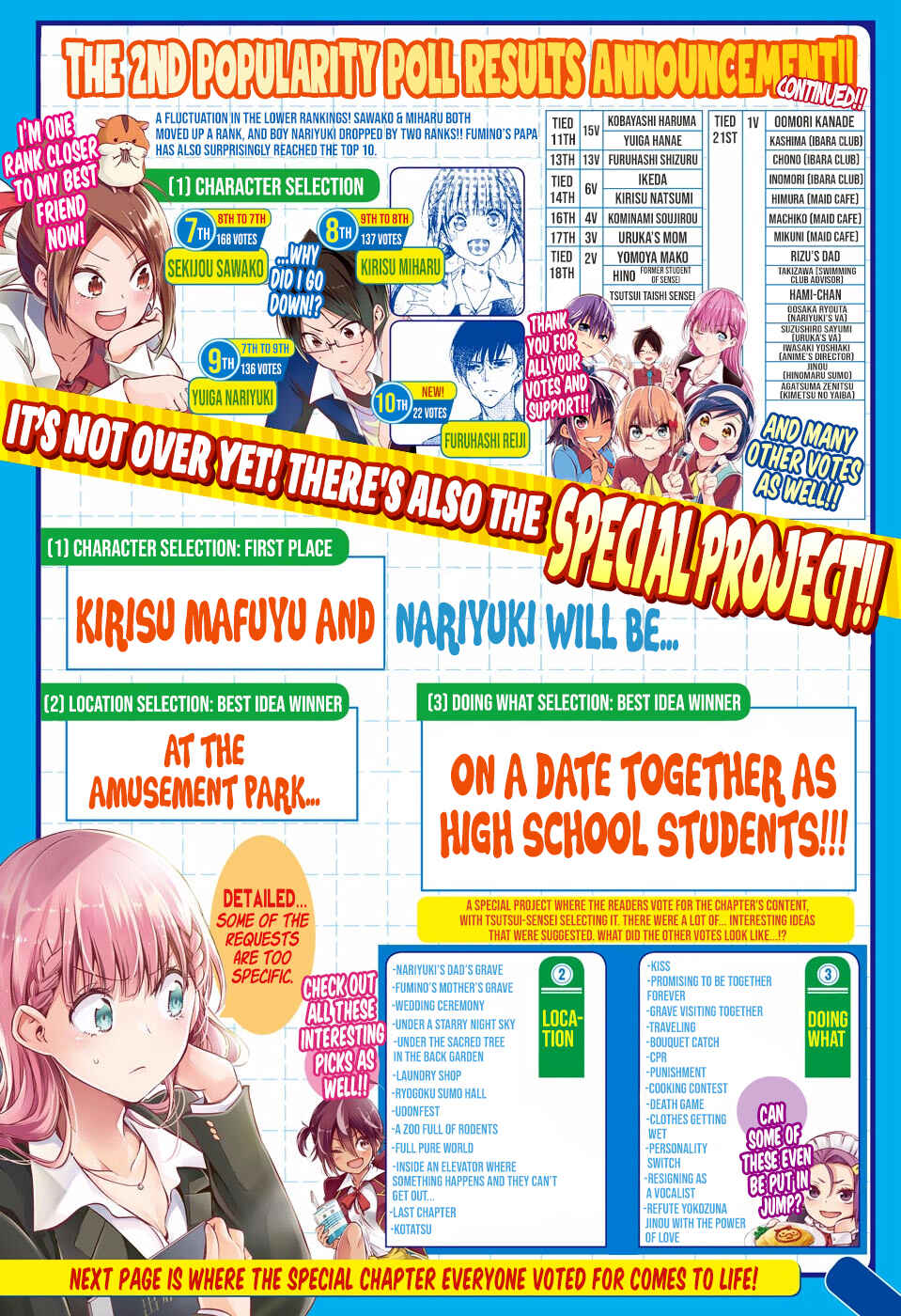 Bokutachi wa Benkyou ga Dekinai Chapter 119 page 3