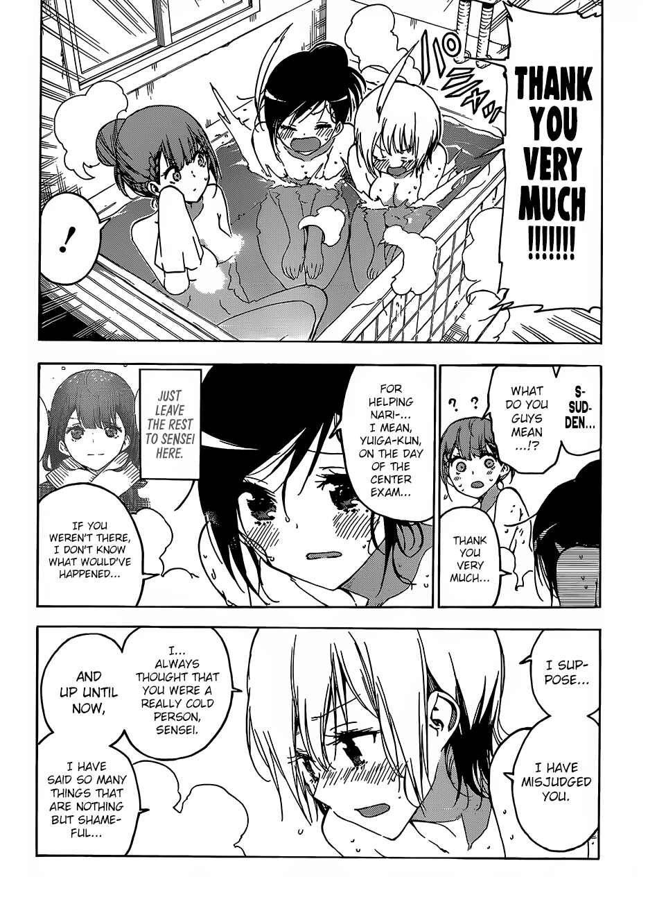 Bokutachi wa Benkyou ga Dekinai Chapter 129 page 14