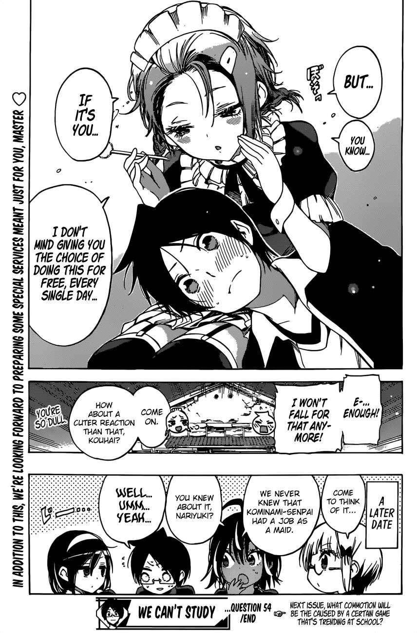 Bokutachi wa Benkyou ga Dekinai Chapter 54 page 21