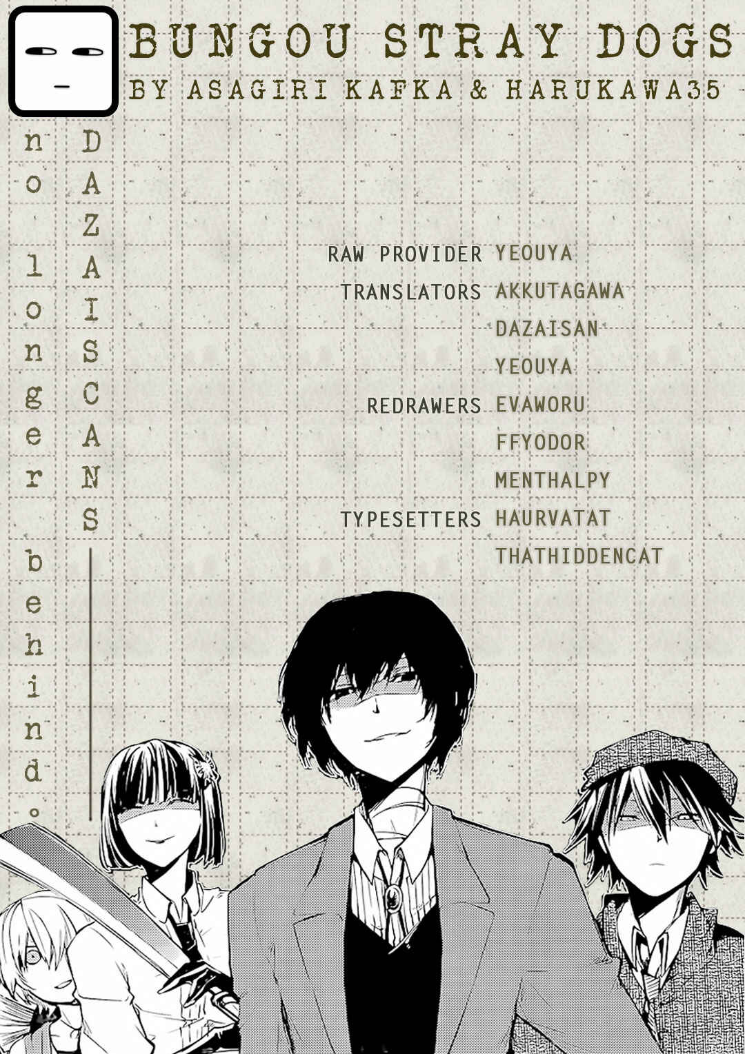 Bungou Stray Dogs Chapter 45 page 0