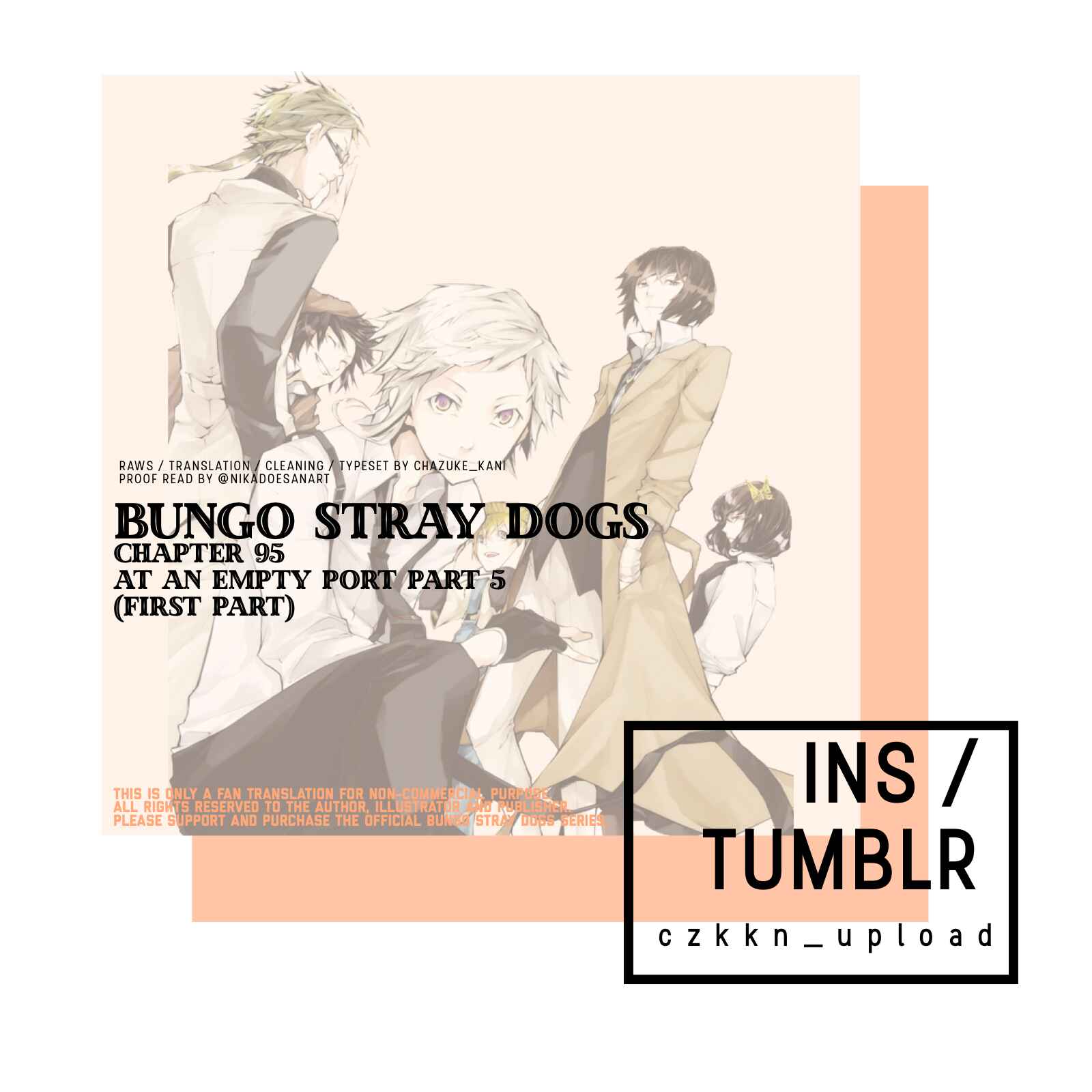 Bungou Stray Dogs Chapter 95 page 0