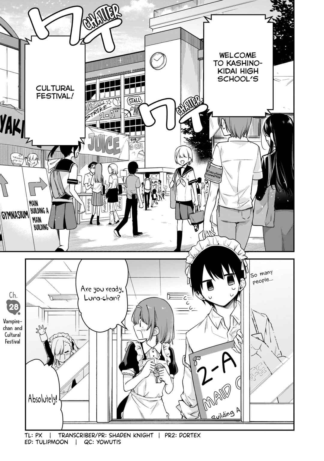 Chanto Suenai Kyuuketsuki-chan Chapter 28 page 1