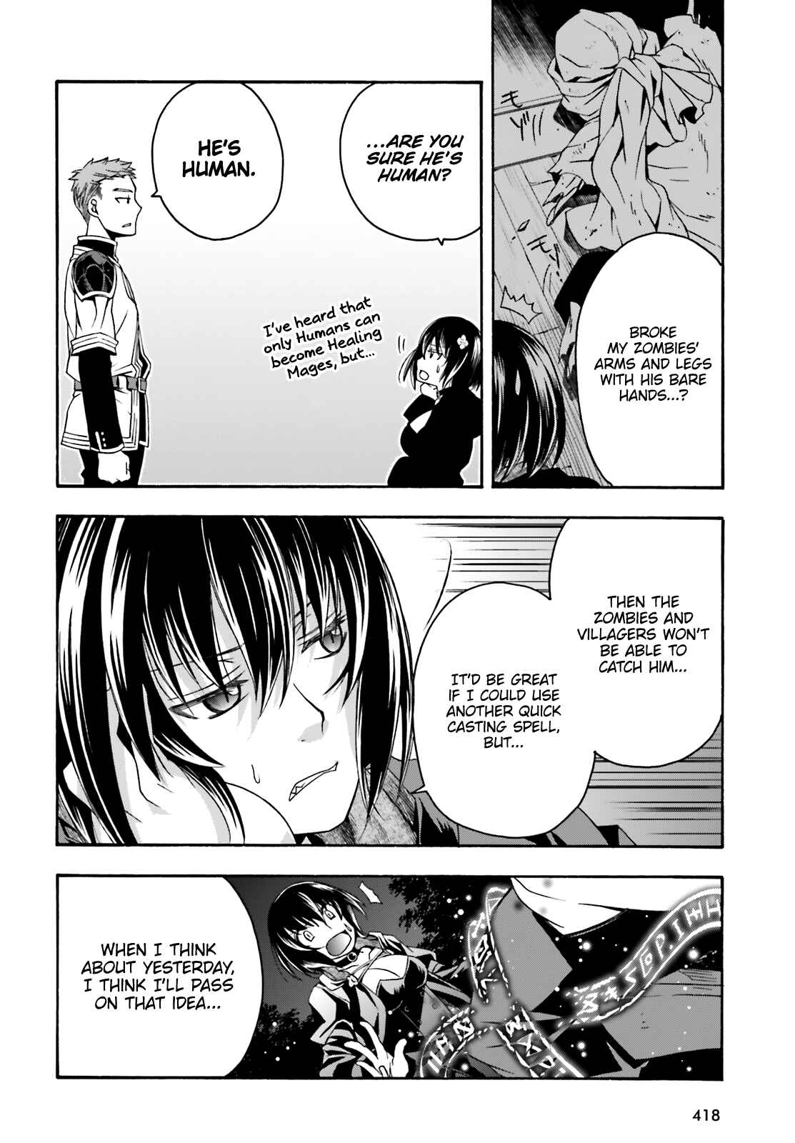 Chiyu Mahou no Machigatta Tsukaikata: Senjou wo Kakeru Kaifuku Youin Chapter 33 page 34