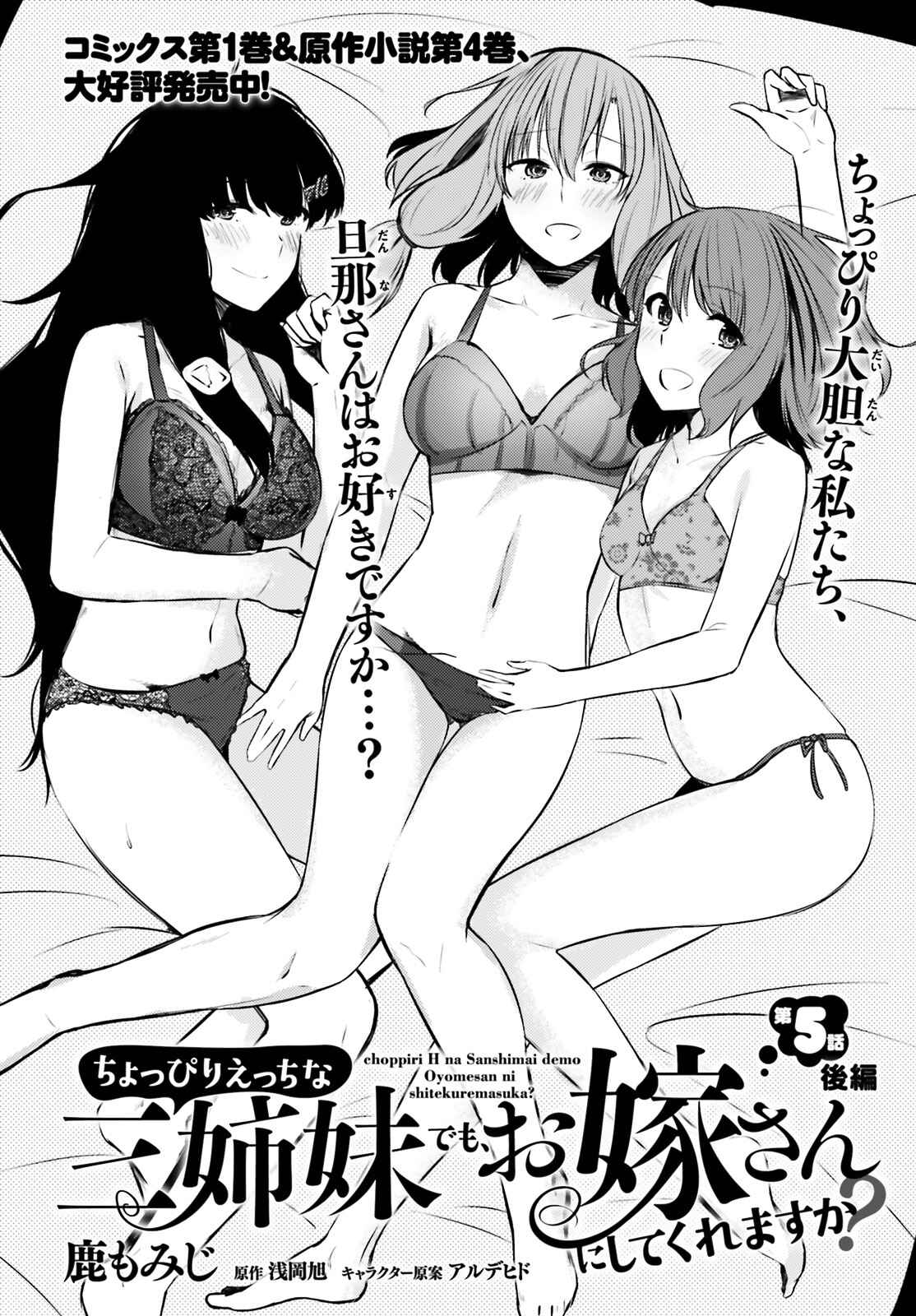 Choppiri Ecchi na Sanshimai Demo, Oyomesan ni Shitekuremasuka? Chapter 5.5 page 2