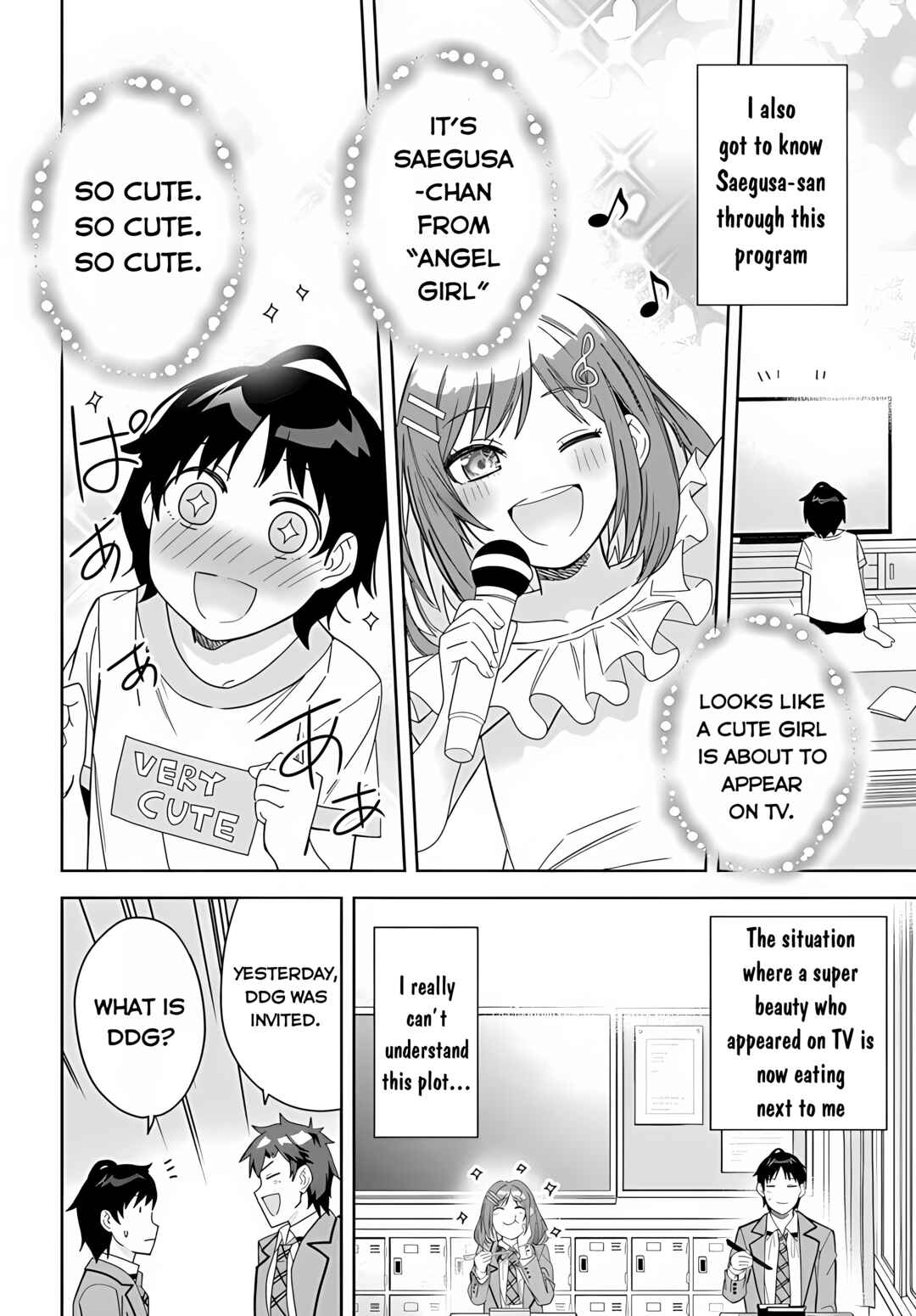 Classmate no Moto Idol ga, Tonikaku Kyodou Fushin Nan desu Chapter 1 page 18