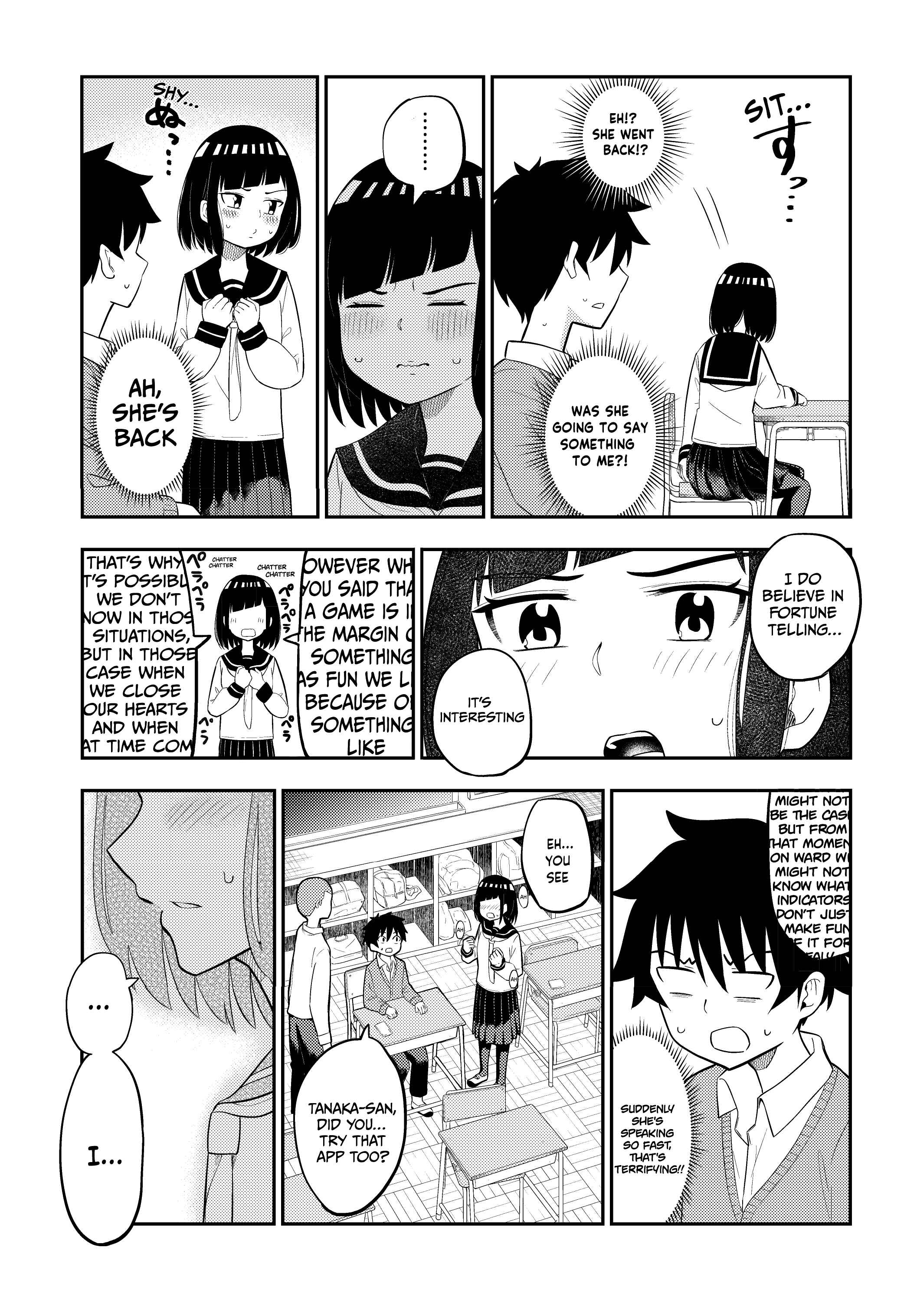 Classmate no Tanaka-san wa Sugoku Kowai Chapter 13 page 3