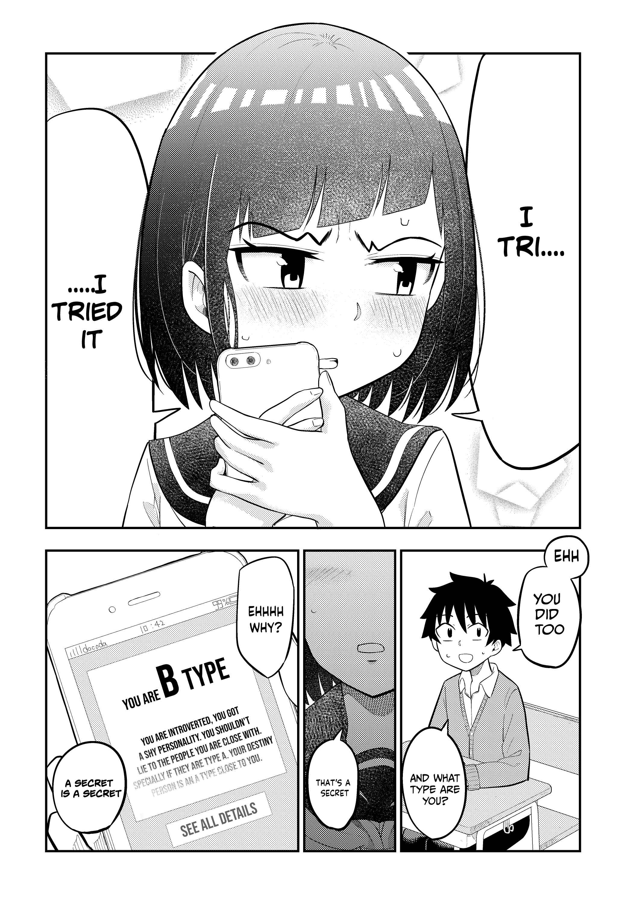 Classmate no Tanaka-san wa Sugoku Kowai Chapter 13 page 4