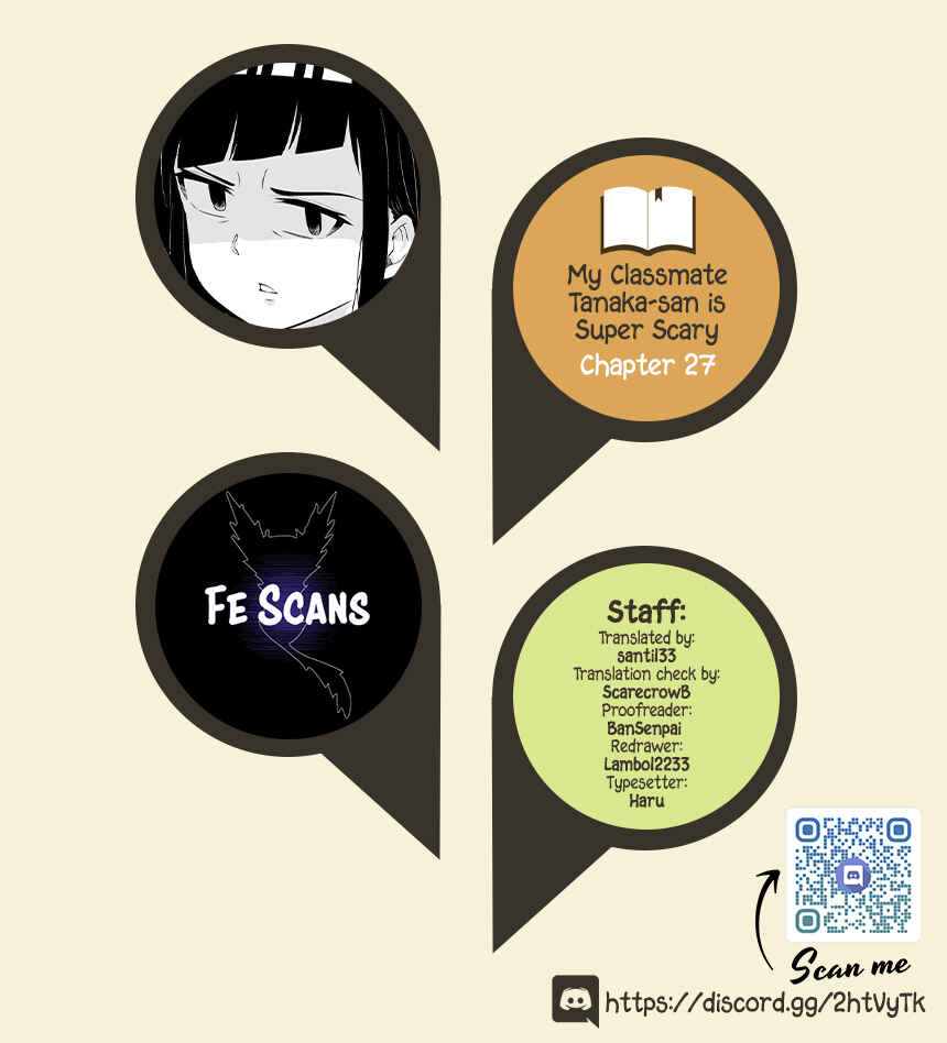 Classmate no Tanaka-san wa Sugoku Kowai Chapter 27 page 0
