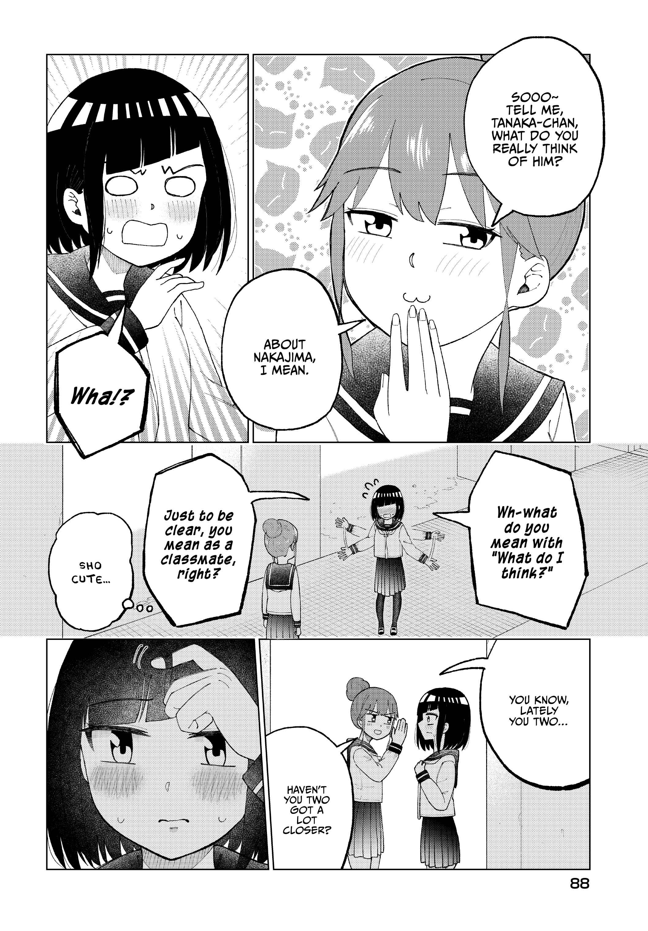 Classmate no Tanaka-san wa Sugoku Kowai Chapter 37 page 2
