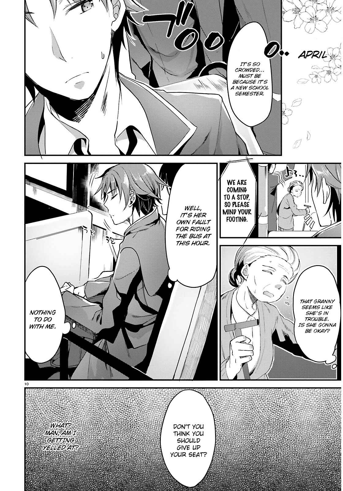 Classroom of the Elite Chapter 1 page 10