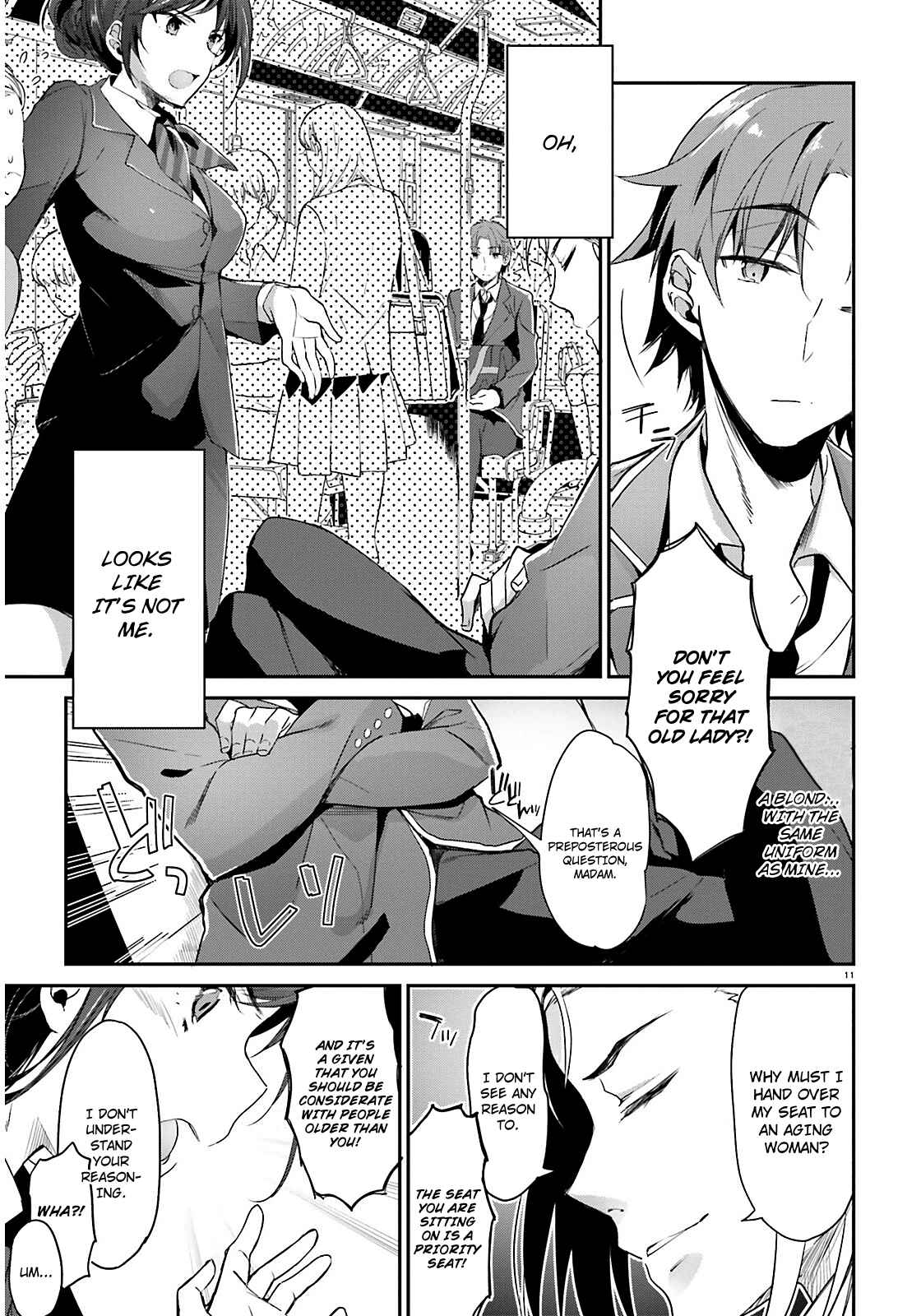 Classroom of the Elite Chapter 1 page 11