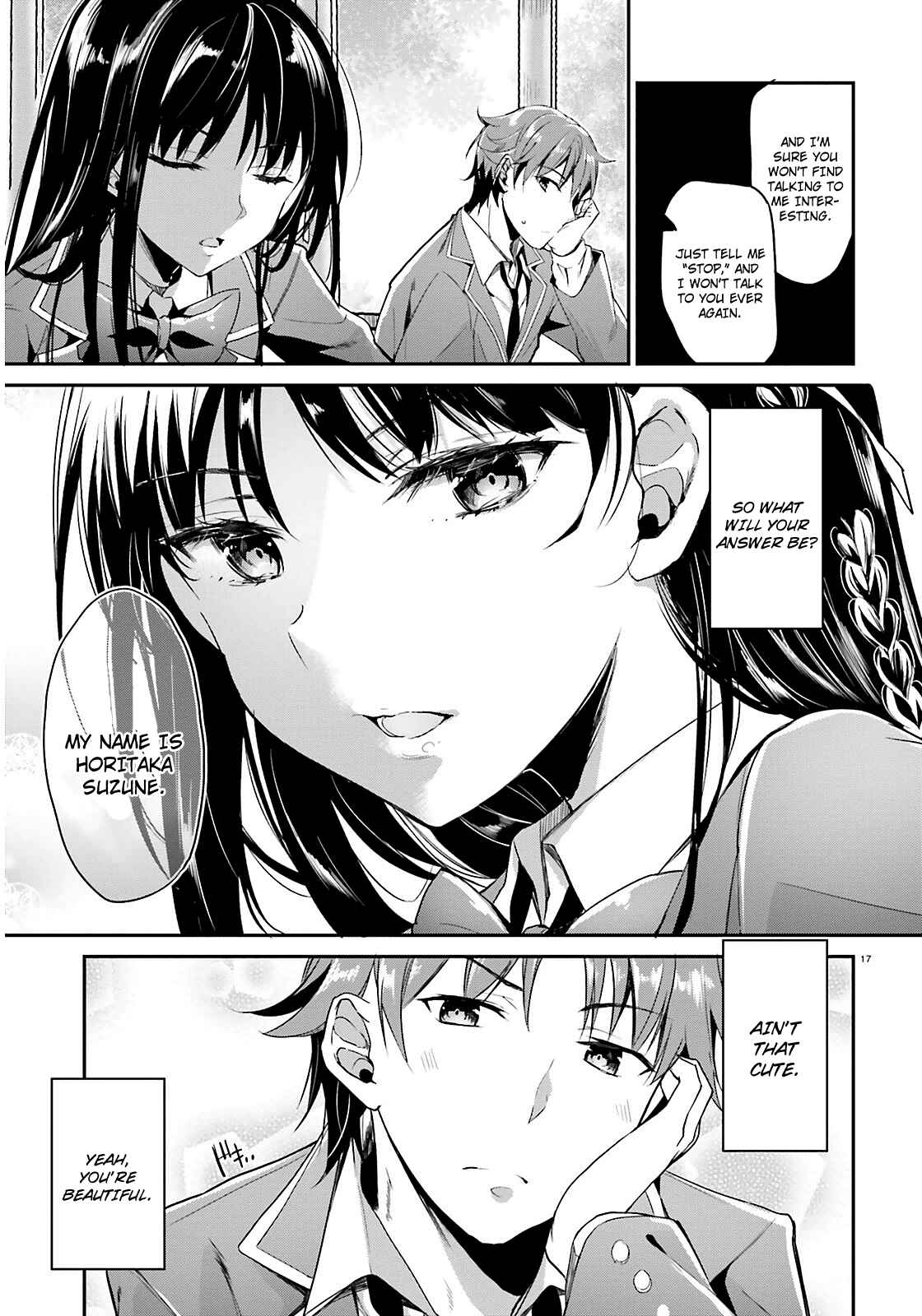 Classroom of the Elite Chapter 1 page 17