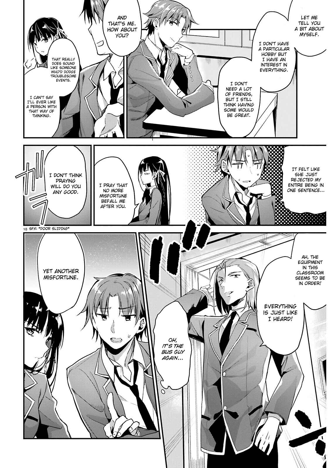 Classroom of the Elite Chapter 1 page 18