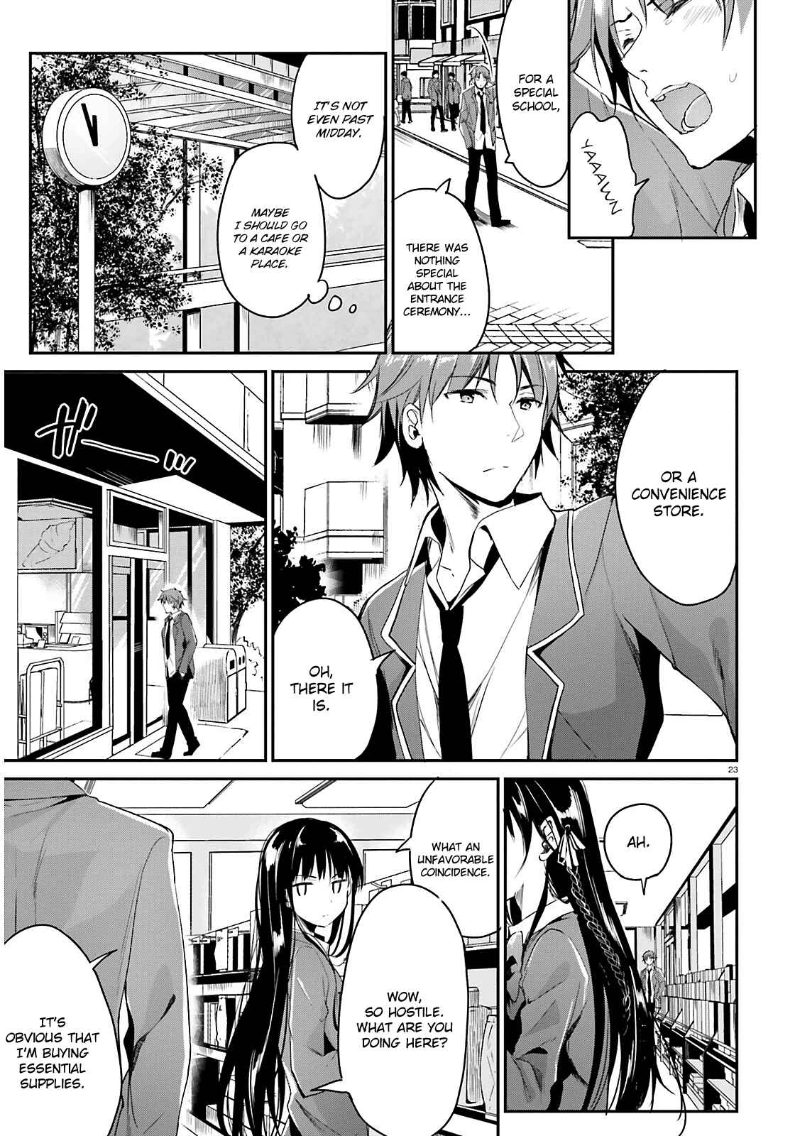 Classroom of the Elite Chapter 1 page 23