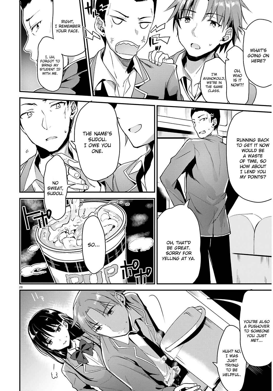 Classroom of the Elite Chapter 1 page 28