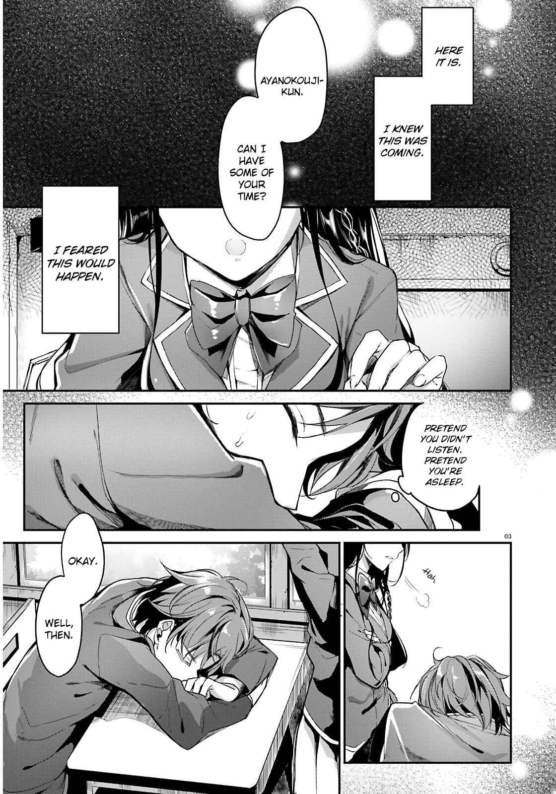 Classroom of the Elite Chapter 1 page 3