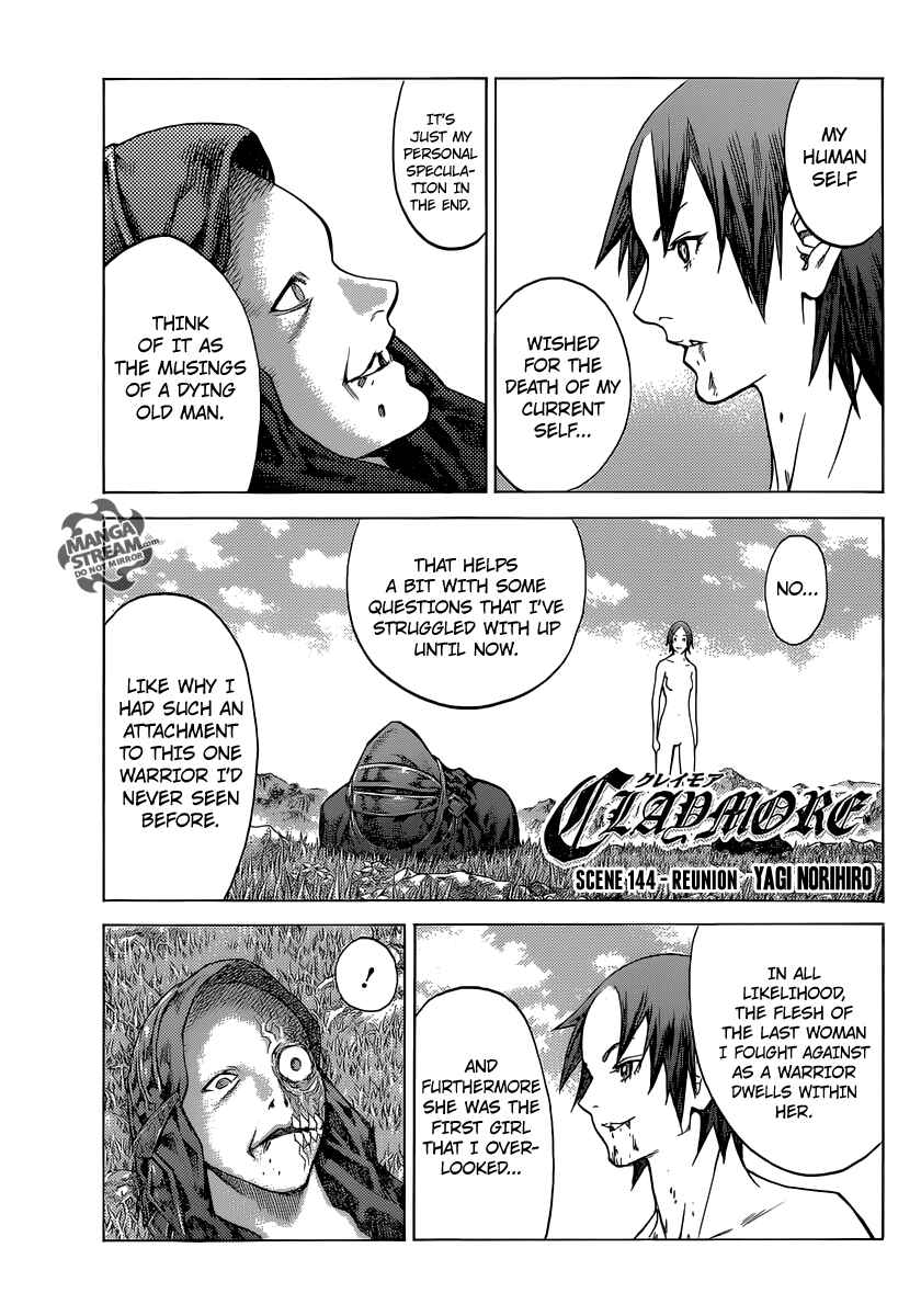 Claymore Chapter 144 page 1