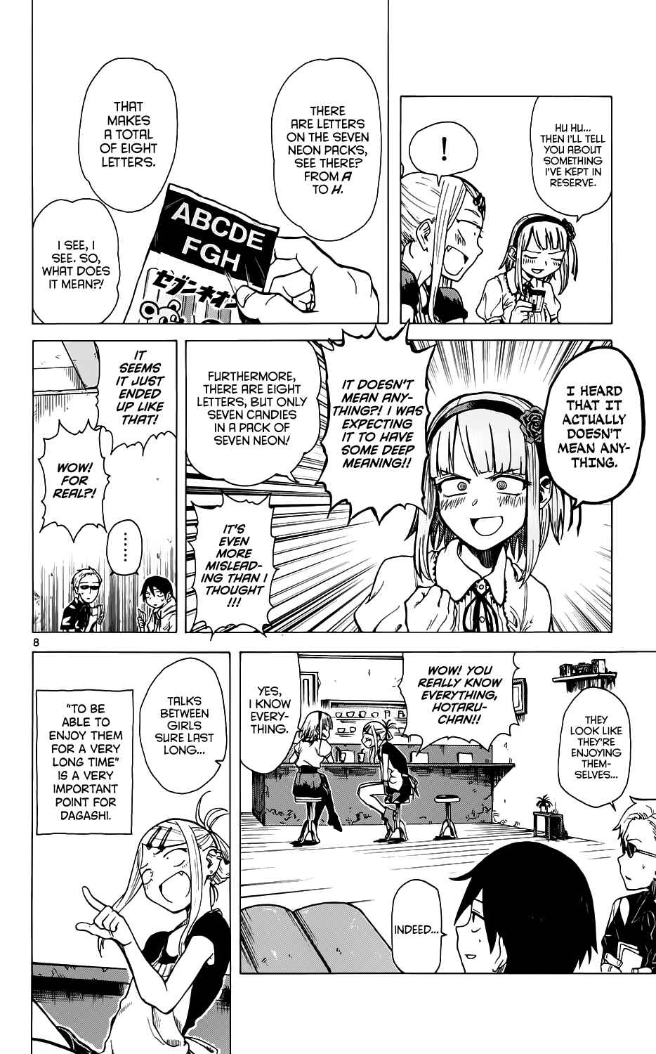 Dagashi Kashi Chapter 20 page 8