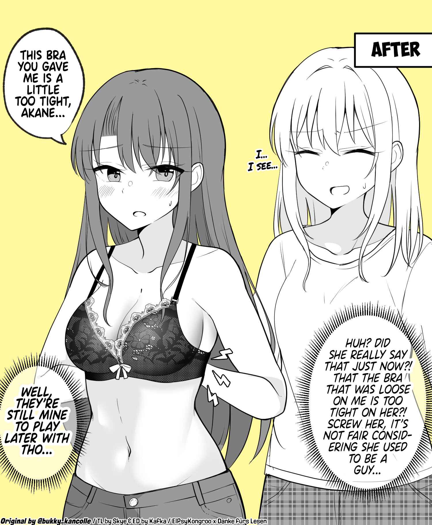 Daily Life of a Couple in Which the Boyfriend Became a Girl One Day Chapter 2 page 1