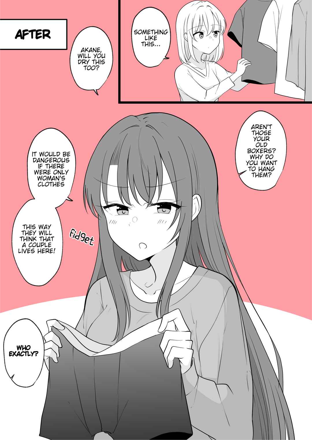 Daily Life of a Couple in Which the Boyfriend Became a Girl One Day Chapter 34 page 1
