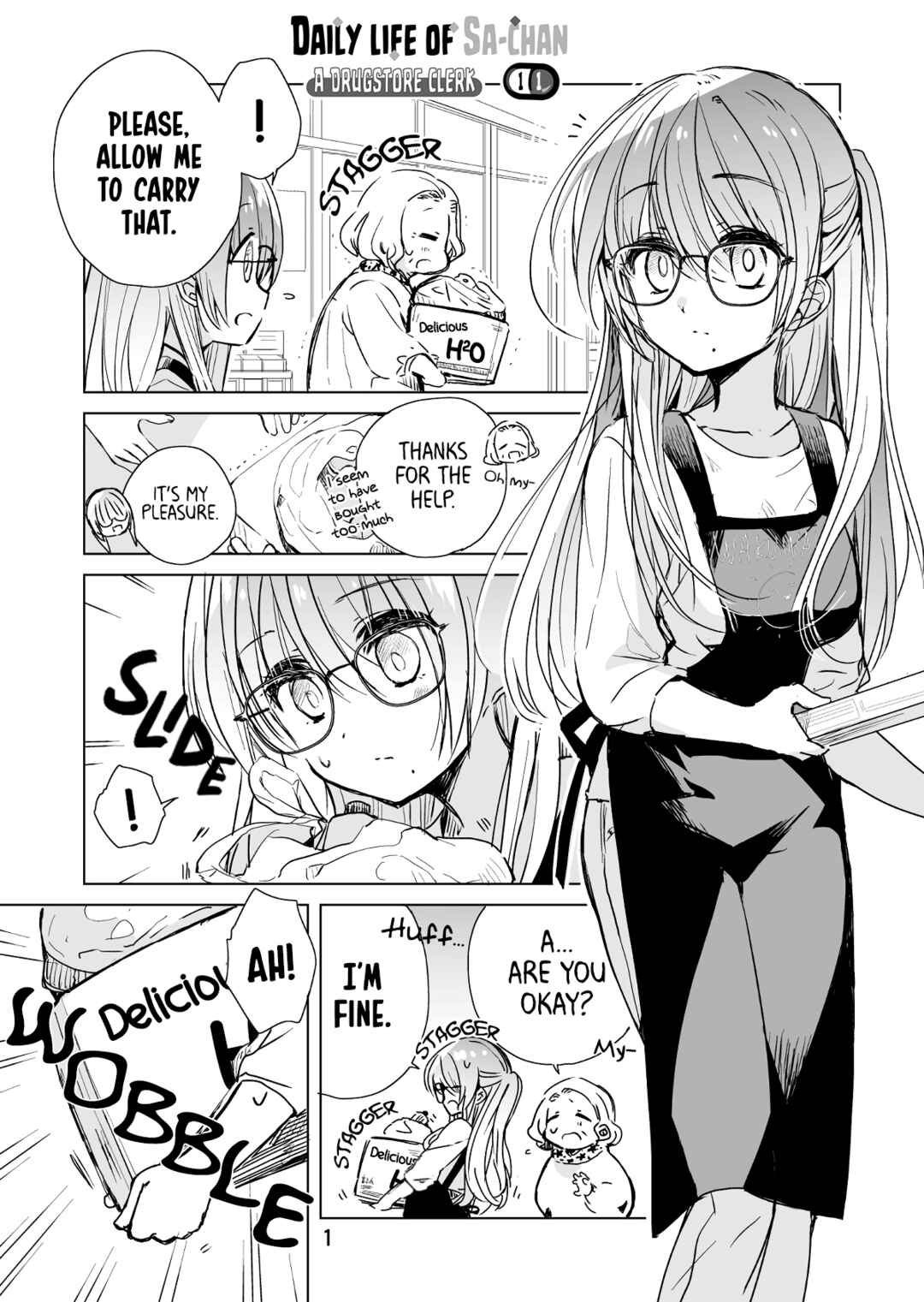 Daily Life of Sa-chan, a Drugstore Clerk Chapter 11 page 0
