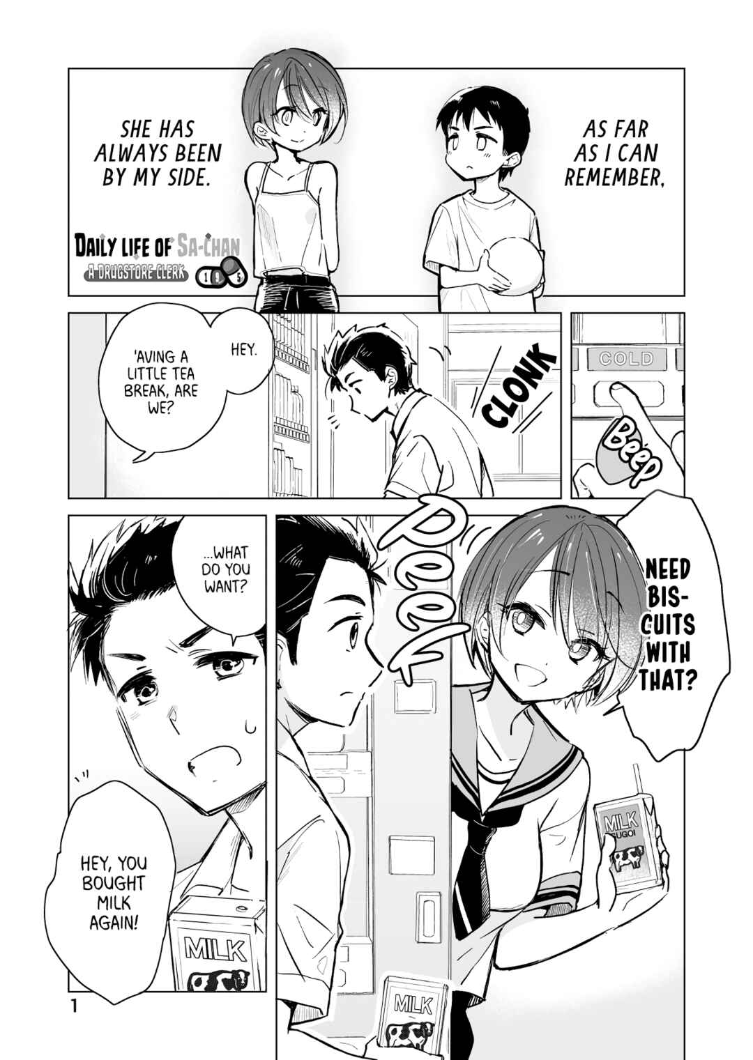 Daily Life of Sa-chan, a Drugstore Clerk Chapter 19.5 page 0