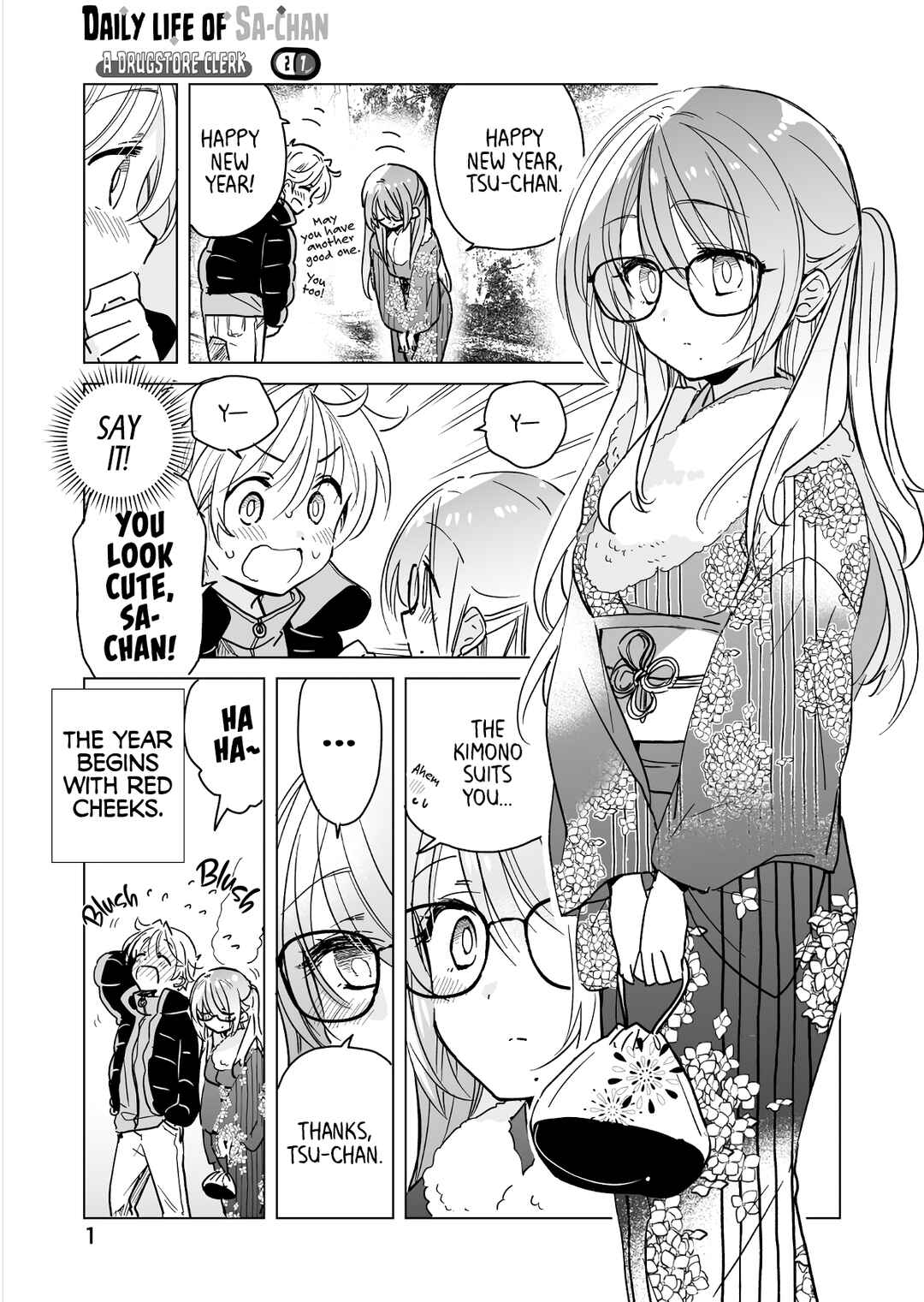 Daily Life of Sa-chan, a Drugstore Clerk Chapter 27 page 0
